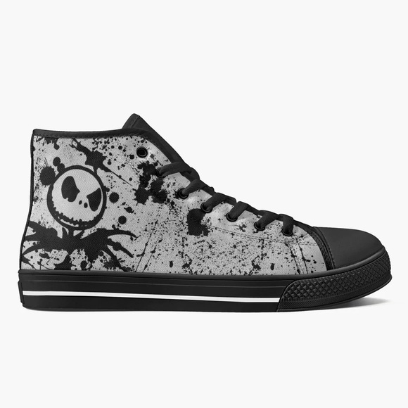 JACK SKELLINGTON UNISEX CANVAS SHOES – HIGH TOP KY31 Size 9 UNISEX - Picture 9 of 16